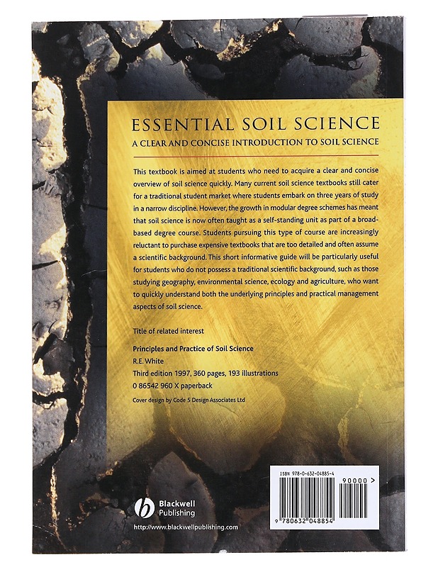 Essential soil science : a clear and concise introduction to soil science - Ashman, M. R. - Tietokirjat ja oppaat - 10105553503 - 1