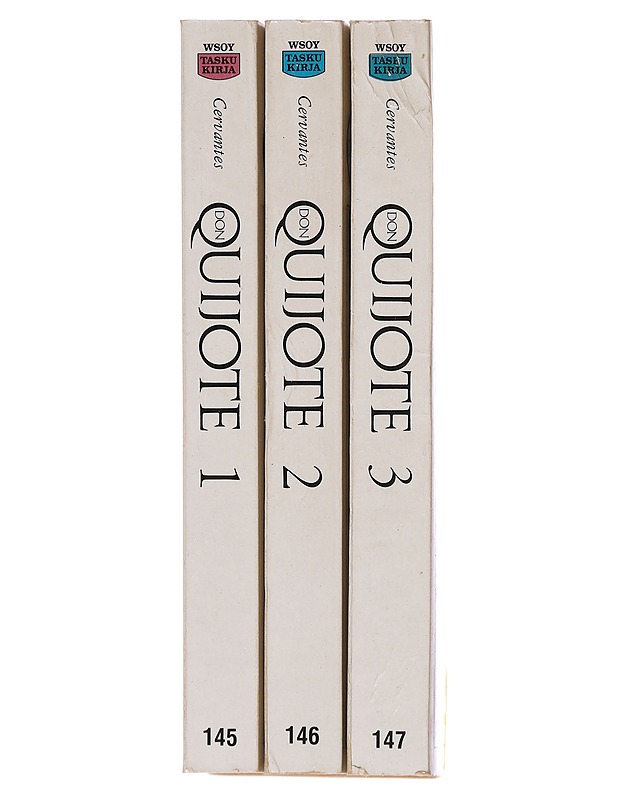 Mielevä hidalgo Don Quijote manchalainen 1-3 - Cervantes Saavedra, Miguel de - Romaanit ja novellit - 10105553546 - 2