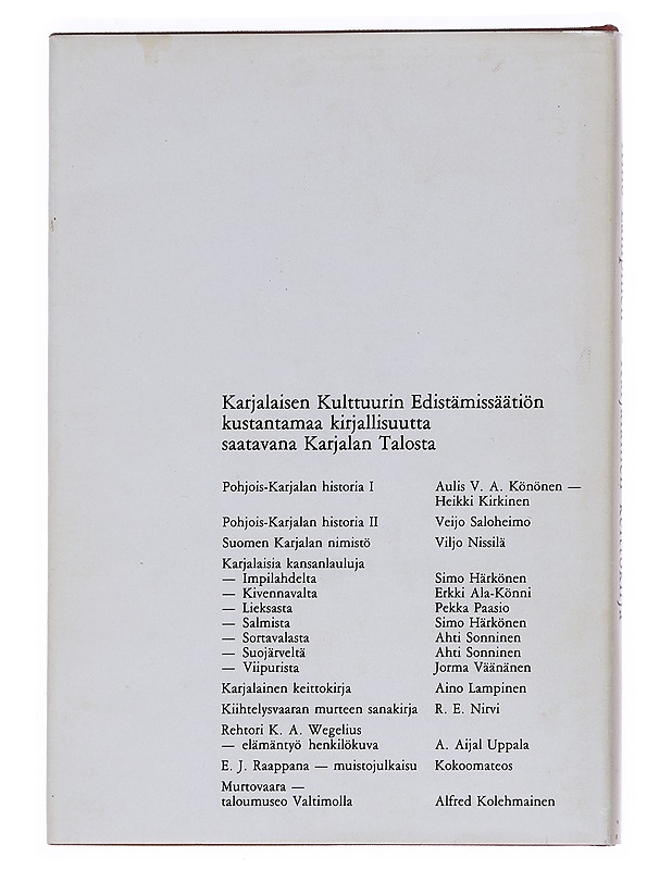 Karjalainen keittokirja : maakunnallisia ruokia ja niiden valmistustapoja - Aino Lampinen - Ruokakirjat - 10105553566 - 1
