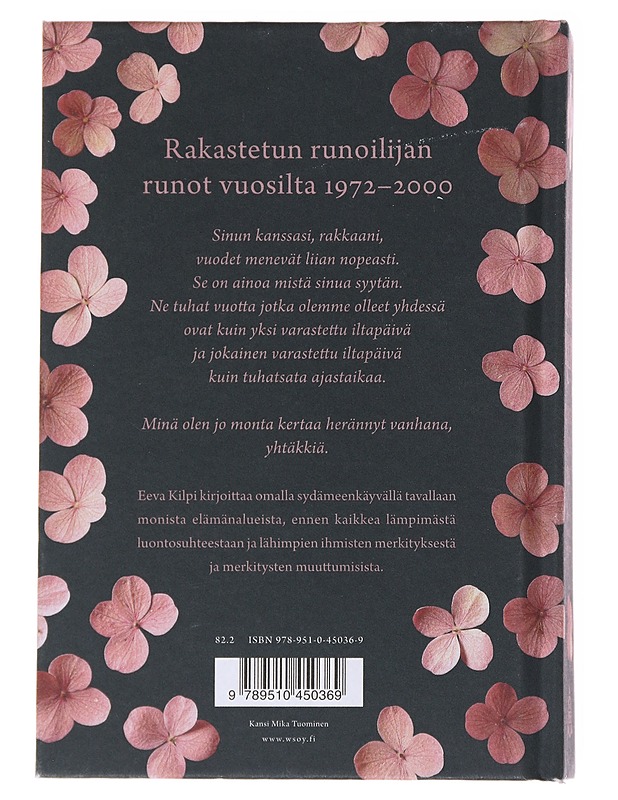 Perhonen ylittää tien / kootut runot 1972-2000 - Eeva Kilpi - Runot ja näytelmät - 10105553554 - 1