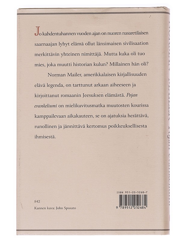Pojan evankeliumi - Mailer, Norman - Elämäkerrat ja muistelmat - 10105553569 - 1