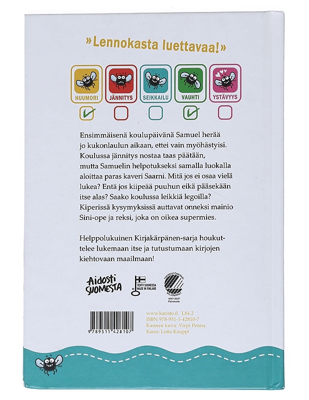 Rapiseva reppu - Kallioniemi, Tuula - Lastenkirjat - 10105553592 - 1