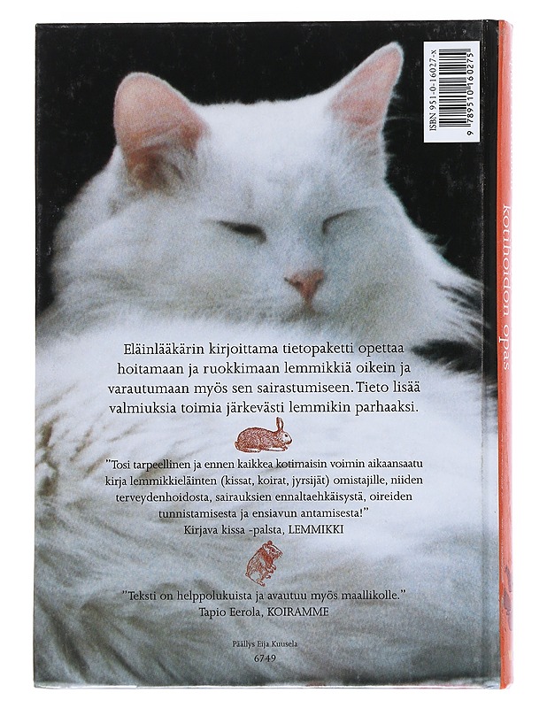 Lemmikkien kotihoidon opas - Parviainen, Tapani - Kirja lahjaksi - 10105553607 - 1