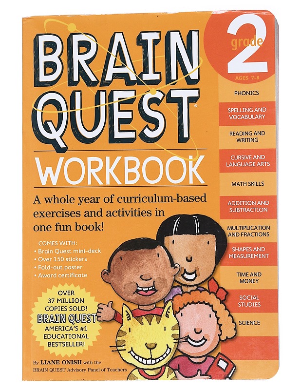 Brain Quest Workbook: Grade 2 - Onish, Liane - Tietokirjat ja oppaat - 10105553631 - 0