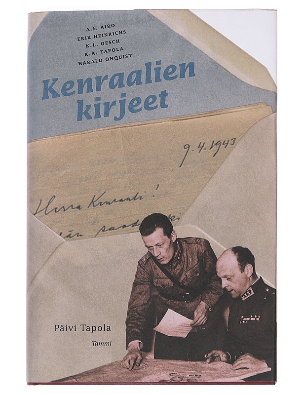 Kenraalien kirjeet - Airo, A. F. - Historiakirjat - 10105553661 - 0