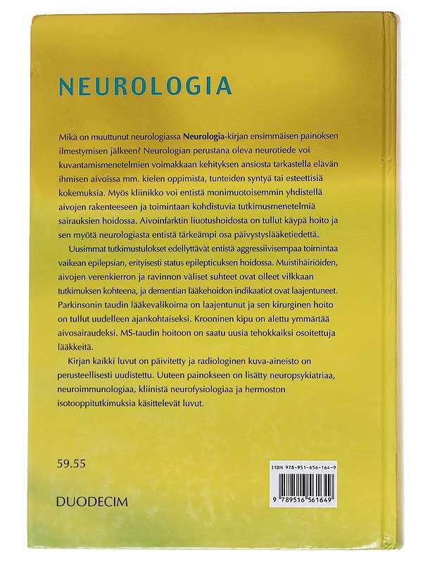 Neurologia - Soinila, Seppo - Tietokirjat ja oppaat - 10105553665 - 1