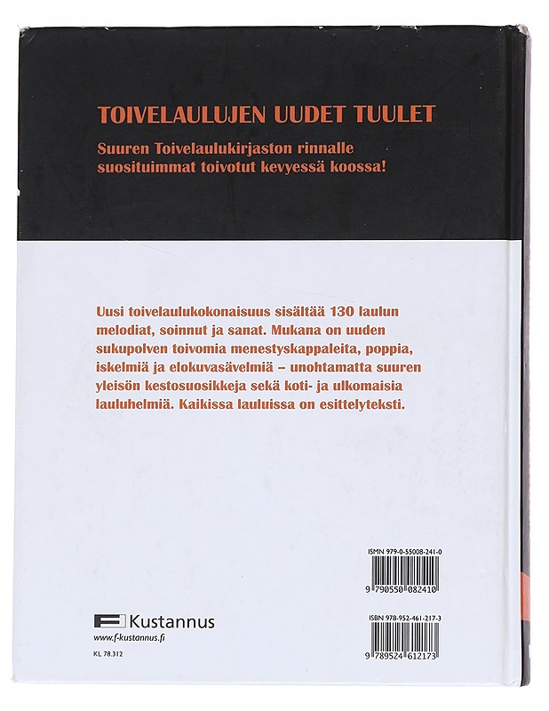 Pieni toivelaulukirja - Kari, Virpi - Musiikki- ja elokuvakirjat - 10105553673 - 1