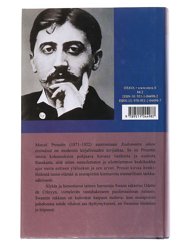 Kadonnutta aikaa etsimässä 2: Swannin tie ; Paikannimet: nimi - Proust, Marcel - Romaanit ja novellit - 10105553701 - 1