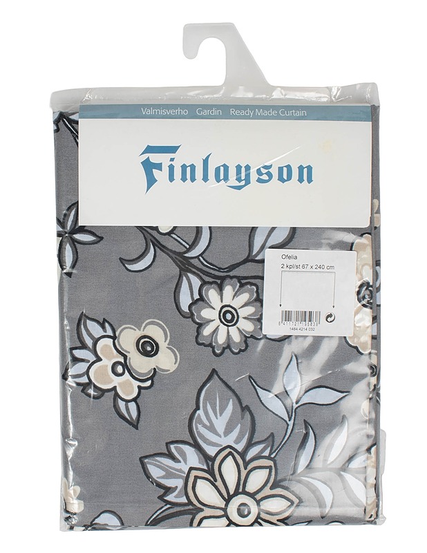 FINLAYSON Ofelia valmisverhot, 67x240 cm, 2 kpl - Designsuosikit - 10105553817 - 0