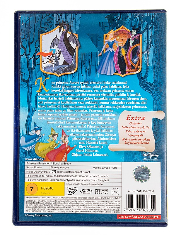 Disney : Prinsessa Ruusunen - DVD - DVD-elokuvat - 10105553825 - 1