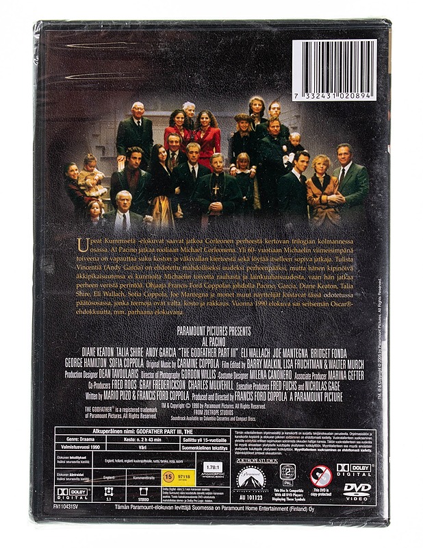 Kummisetä : osa III - DVD - DVD-elokuvat - 10105553836 - 1