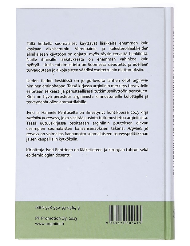 Arginiini : 2000-luvun ihmelääke? - Jyrki Penttinen - Tietokirjat ja oppaat - 10105553844 - 1