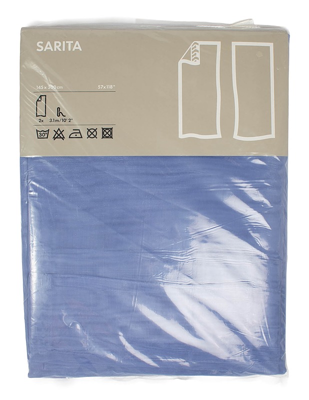 IKEA Sarita verhot, 145x300 cm, 2 kpl - Verhot ja kapat - 10105553872 - 0