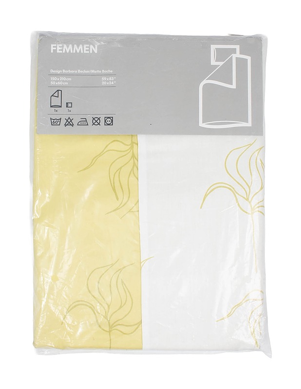 IKEA Femmen pussilakana + tyynyliina setti, 150x210 cm + 50x60 cm - Liinavaatteet - 10105553926 - 0