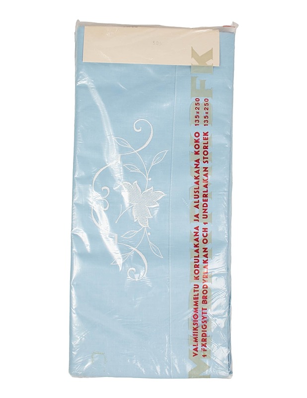 PMK/BFK Valmiiksiommeltu korulakana ja aluslakana, 135x250 cm - Liinavaatteet - 10105553936 - 0