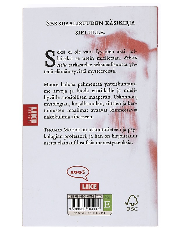 Seksin sielu - Moore, Thomas K-18 - Historiakirjat - 10105553969 - 1