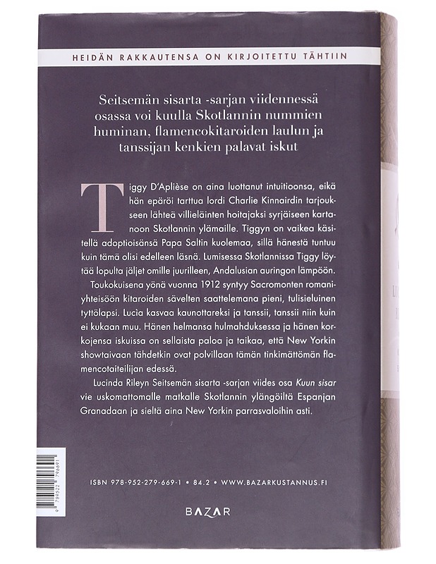 Kuun sisar / Tiggyn tarina - Lucinda Riley  - Romaanit ja novellit - 10105554004 - 1