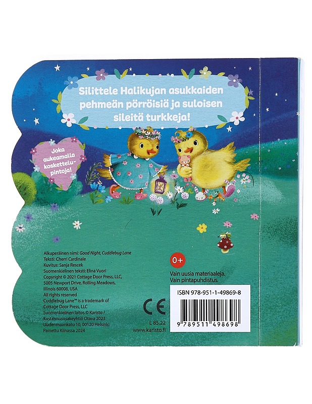 Hyvää yötä, Halikuja - Cardinale, Cherri - Lastenkirjat - 10105554013 - 1