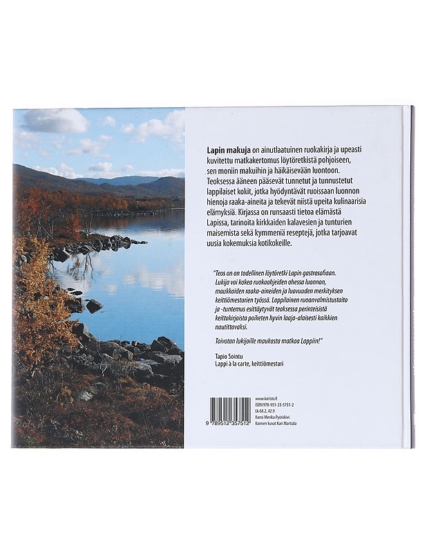 Lapin makuja - Martiala, Kari - Ruokakirjat - 10105554016 - 1