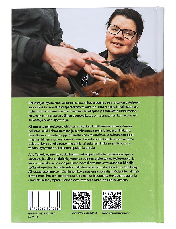 AT-ratsastuspilates - Toivola, Aira - Harrastekirjat - 10105554019 - 1