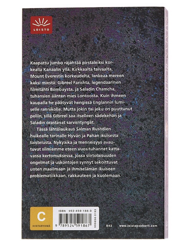 Saatanalliset säkeet - Rushdie, Salman - Romaanit ja novellit - 10105554050 - 1