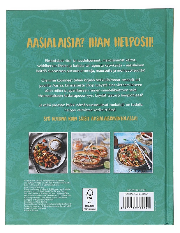 Helppoa aasialaista: Aasialaisen keittiön parhaat reseptit - Rönkkö, Maija - Tietokirjat ja oppaat - 10105554054 - 1