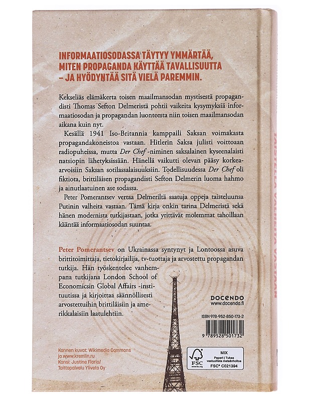 Totuudella ei voi taistella valheita vastaan - Peter Pomerantsev - Elämäkerrat ja muistelmat - 10105554063 - 1