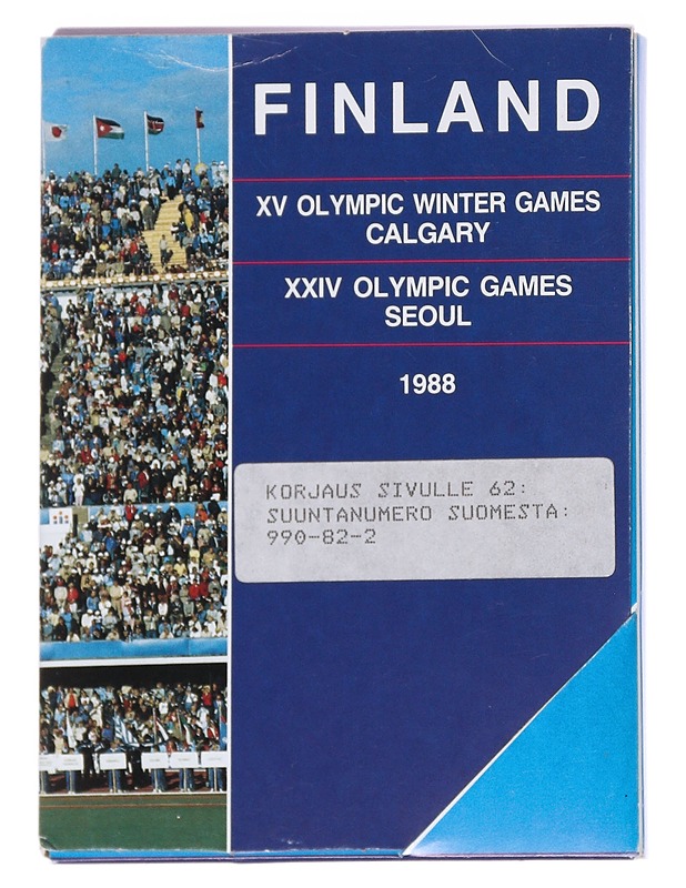 Finland XXIV Olympic Games Seoul 17.9.-2.10.1988 (Matrikkeli) -Risto Nieminen, Anne Kurki - Harrastekirjat - 10105554083 - 0