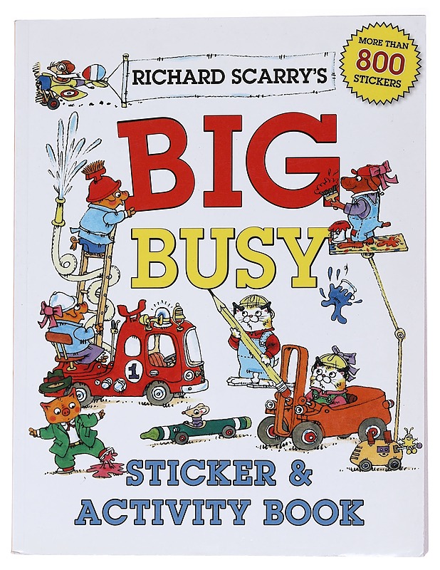Richard Scarry's Big Busy Sticker & Activity Book - Lastenkirjat - 10105554091 - 0