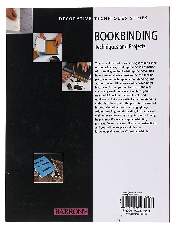 Bookbinding : techniques and projects - Cambras, Josep - Tietokirjat ja oppaat - 10105554100 - 1