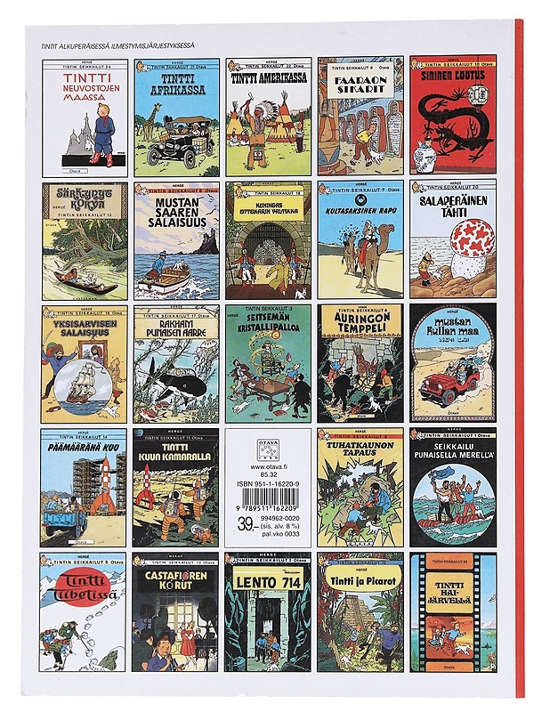 Salaperäinen tähti - Hergé - Sarjakuvat - 10105554132 - 1