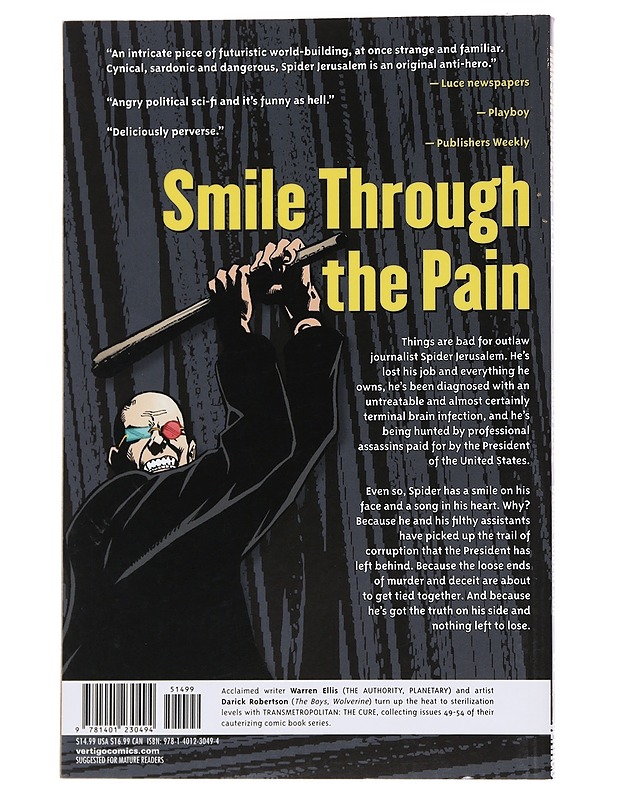 Transmetropolitan. 9 : The cure - Ellis, Warren - Sarjakuvat - 10105554190 - 1