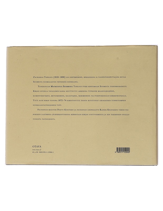 Matkustus Suomessa - Zacharias Topelius - Historiakirjat - 10105554204 - 1