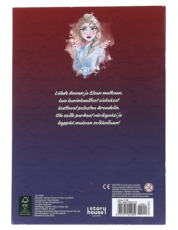 Frozen II: Väritysiloa -Disney - Harrastekirjat - 10105554251 - 1