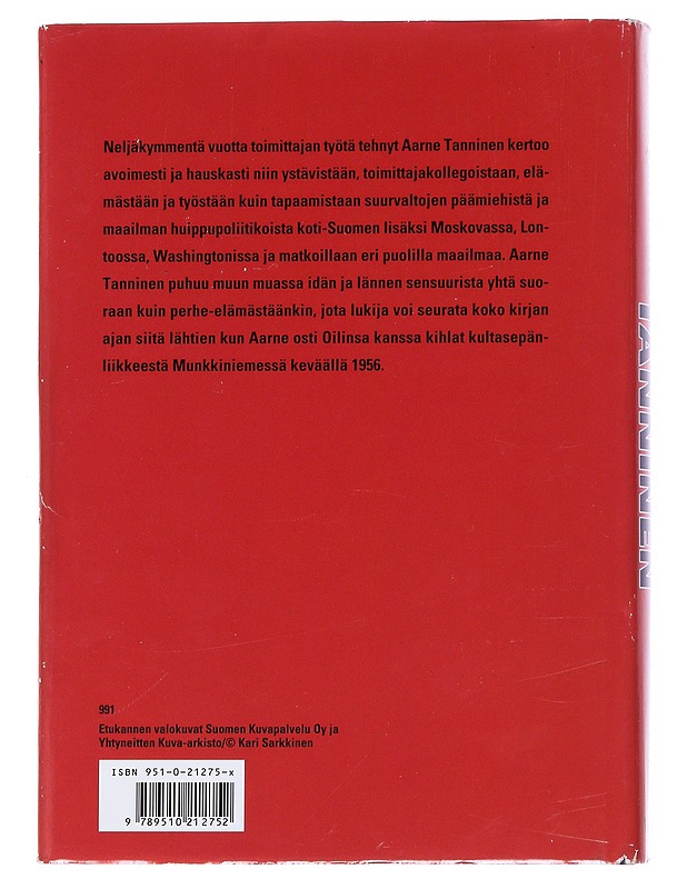 Täällä Tanninen / reportterina neljässä maassa - Aarne Tanninen - Elämäkerrat ja muistelmat - 10105554255 - 1
