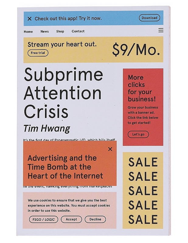 Subprime attention crisis - Tim Hwang - Tietokirjat ja oppaat - 10105554260 - 0