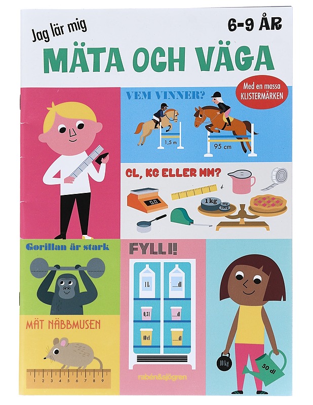 Jag Lär mig Mätä och Väga - Raben & Sjögren - Lastenkirjat - 10105554257 - 0