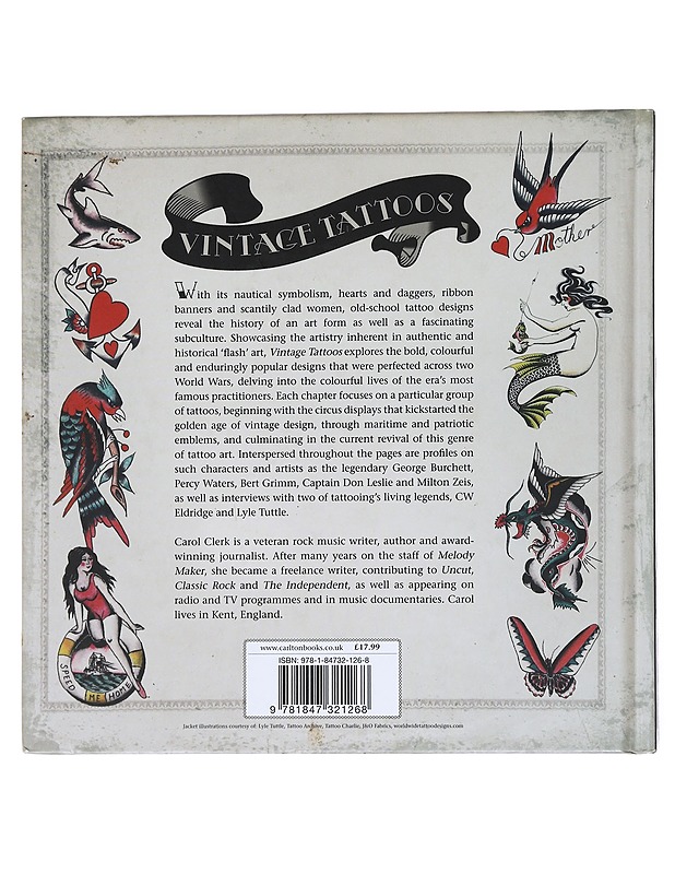 Vintage tattoos / a sourcebook for old-school designs and tattoo artists - Carol Clerk - Tietokirjat ja oppaat - 10105554284 - 1
