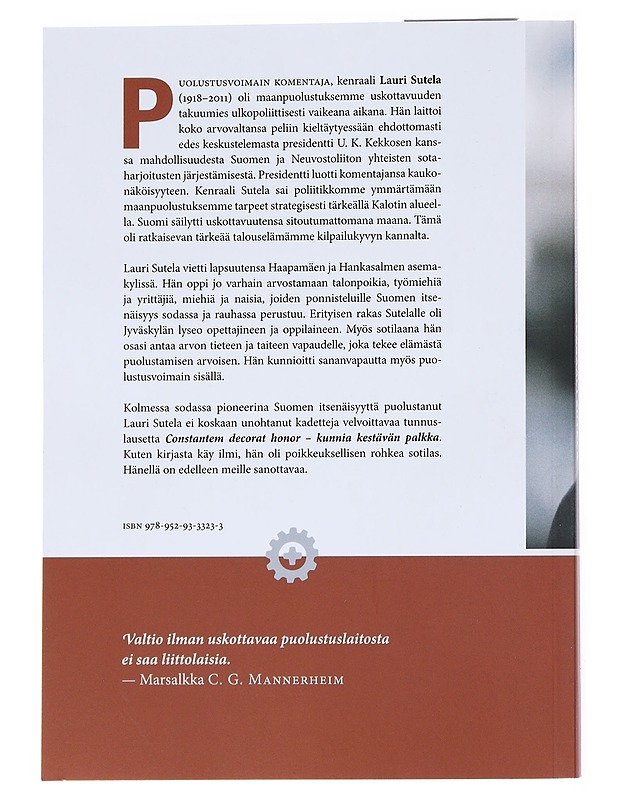 Kenraali Sutela / Jyväskylän lyseolaisesta isänmaan puolustajaksi - Jorma Leppänen - Elämäkerrat ja muistelmat - 10105554288 - 1