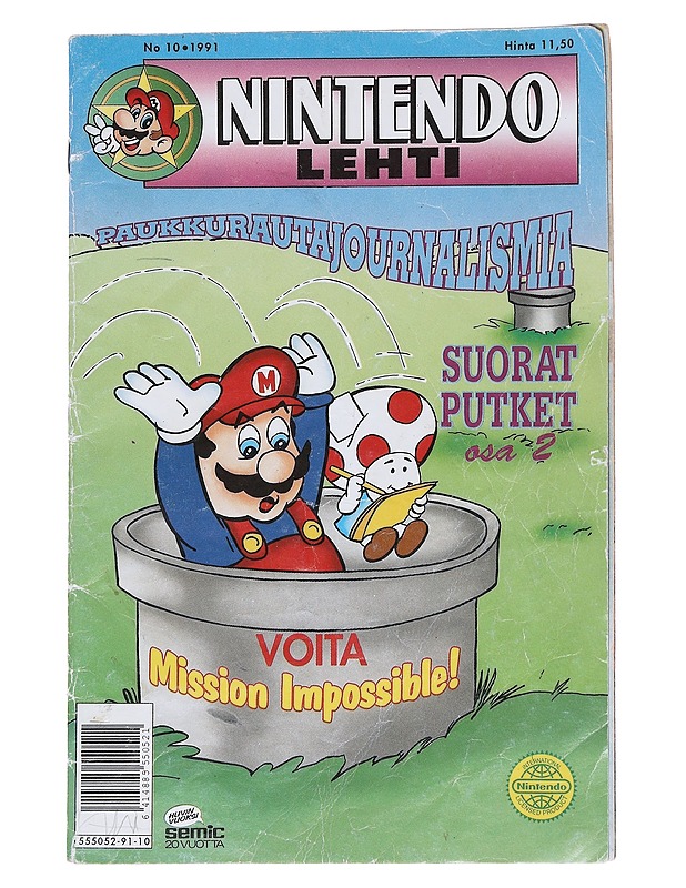 Nintendo lehti : Nro: 10/1991 - Harrastekirjat - 10105554293 - 0