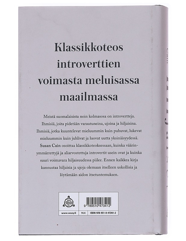 Hiljaiset : introverttien manifesti -  Susan Cain - Tietokirjat ja oppaat - 10105554306 - 1
