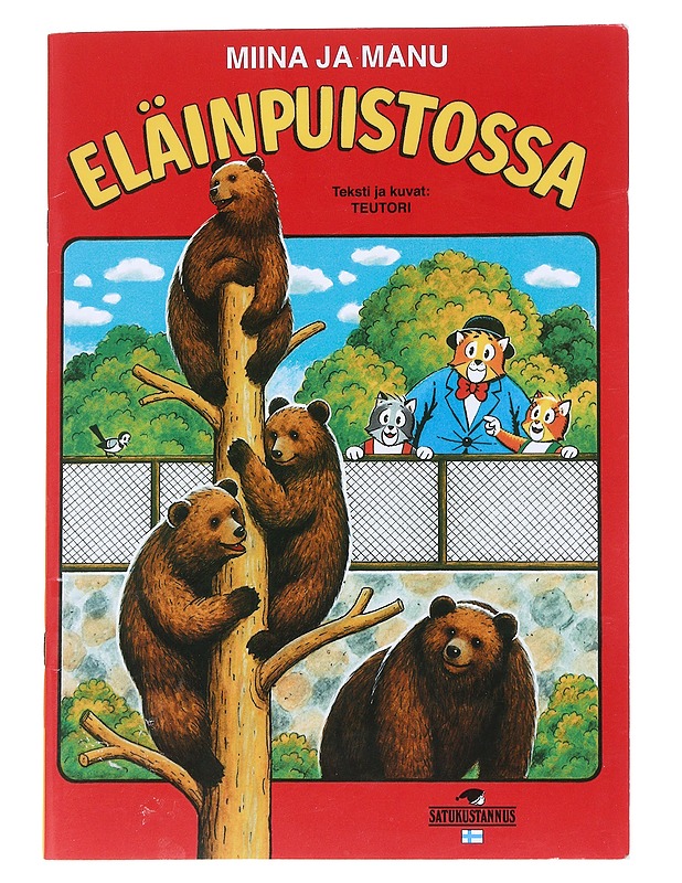 Miina ja Manu eläinpuistossa - Teutori - Lastenkirjat - 10105554308 - 0