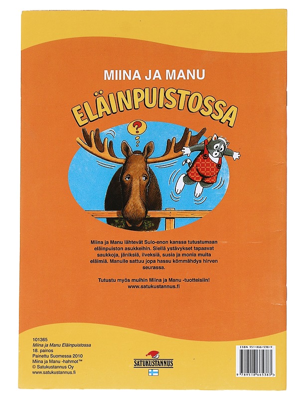 Miina ja Manu eläinpuistossa - Teutori - Lastenkirjat - 10105554308 - 1