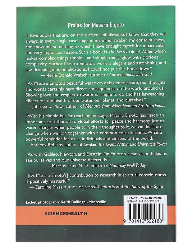 The Secret Life of Water - Emoto , Masaru  - Tietokirjat ja oppaat - 10105554340 - 1