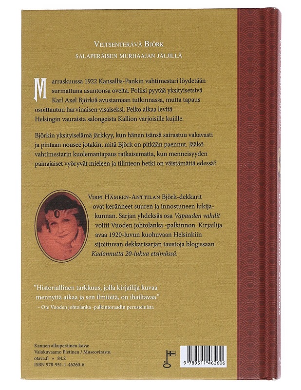 Hyvän miehen kuolema / Karl Axel Björkin tutkimuksia, osa 11 - Virpi Hämeen-Anttila - Jännitys ja dekkarit - 10105554419 - 1