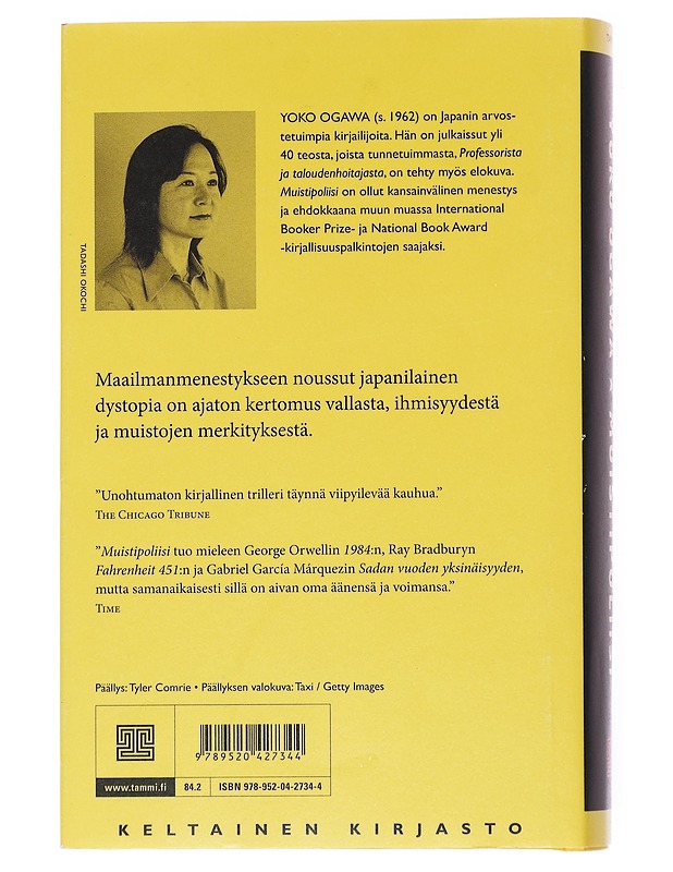 Muistipoliisi - Ogawa, Yoko - Romaanit ja novellit - 10105554436 - 1