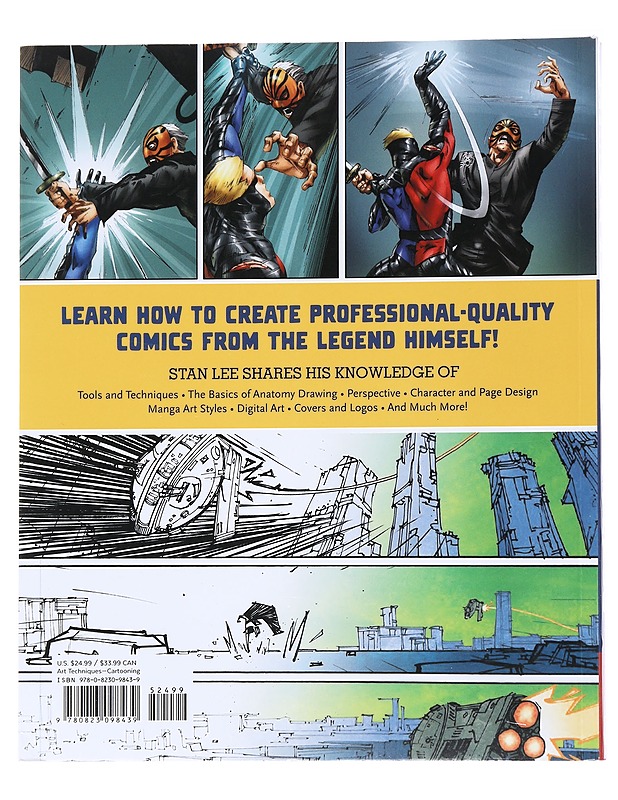 Stan Lee's master class : lessons in drawing, world-building, storytelling, manga, and digital comics from the legendary co-creator of Spider-man, the Avengers, and the Incredible - Nuorten kirjat - 10105554445 - 1