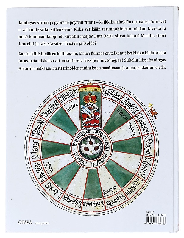 Kuningas Artturin ritarit / kappale kissojen varhaista historiaa - Kunnas, Tarja - Lastenkirjat - 10105554448 - 1