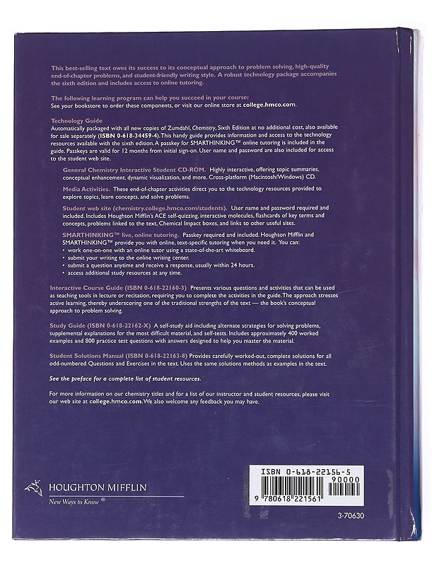 Chemistry - Zumdahl, Steven S. - Tietokirjat ja oppaat - 10105554481 - 1