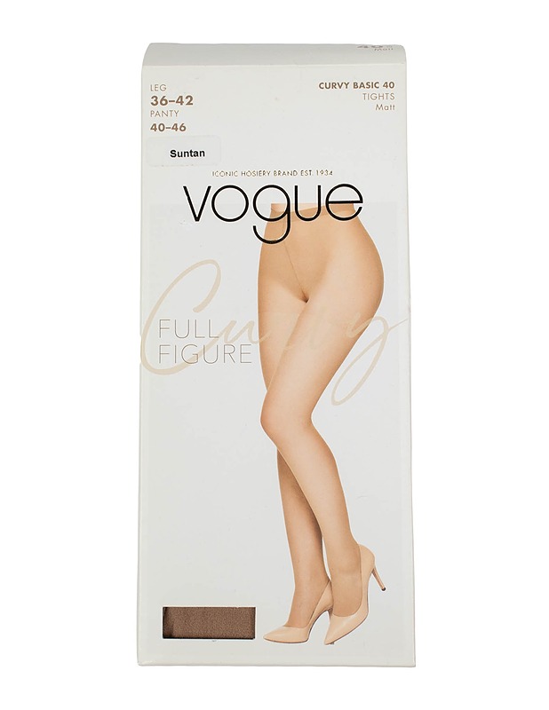 VOGUE Curvy Basic 40 sukkahousut, 40-46 - Asusteet - 10105554587 - 0